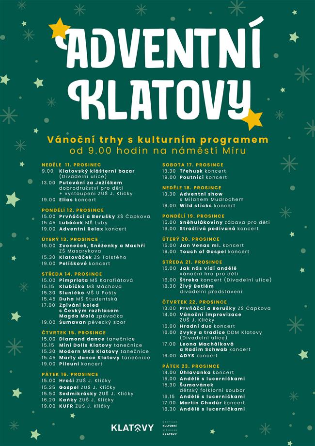 Adventní Klatovy, zdroj: Město Klatovy