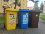Nádoby na tříděný odpad, zdroj: město Rokycany