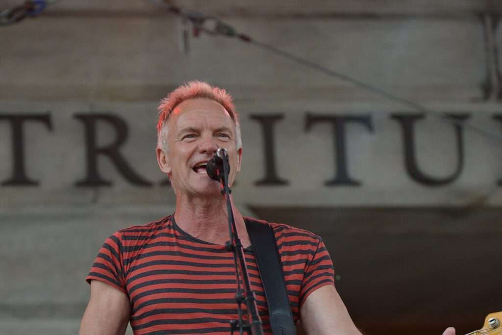 Sting, foto: S Pakhrin from DC, USA - Capitals All Caps playoff Concert 2018, CC BY 2.0, https://commons.wikimedia.org/w/index.php?curid=69921888