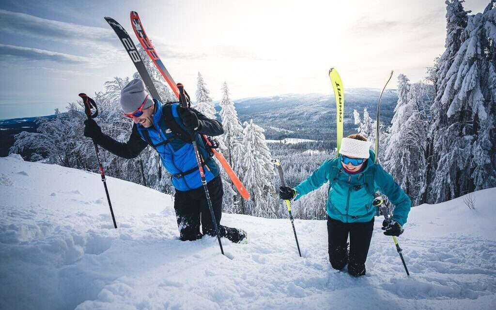 Šumava a Klínovec: Dva ráje pro skialpinisty na západě Čech