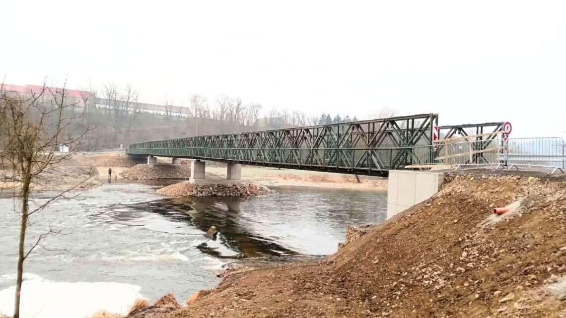 Přes Berounku povede nejdelší provizorní most u nás. Ten původní čeká demolice