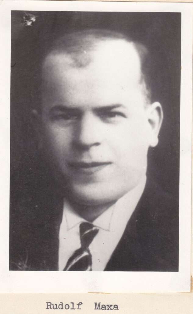 Rudolf Maxa, zdroj foto: Státní oblastní archiv v Plzni, repro: Marcel Beran